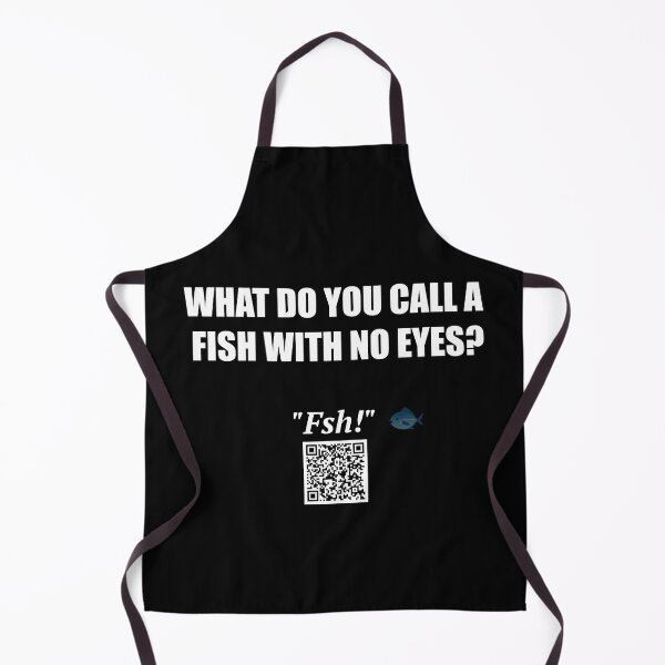 Item preview, Fish with No Eyes – Fsh! Joke designed and sold by BrushRushX.