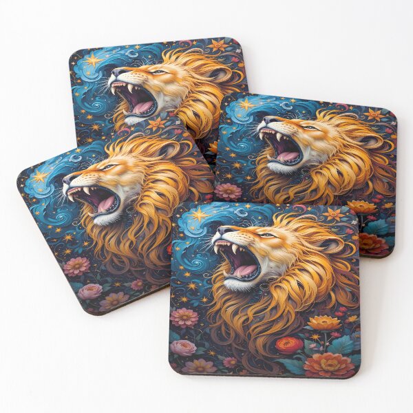 Item preview, Cosmic Lion – Mystical Artwork designed and sold by PawPrintStyles.