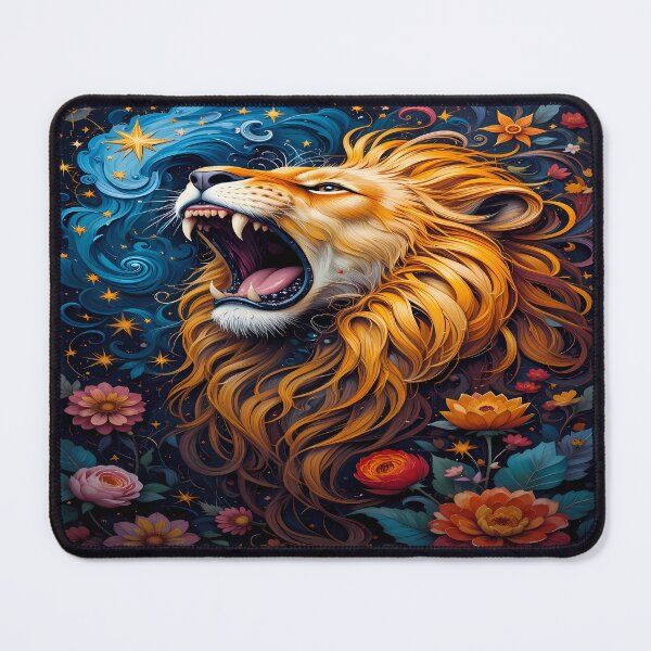 Item preview, Cosmic Lion – Mystical Artwork designed and sold by PawPrintStyles.
