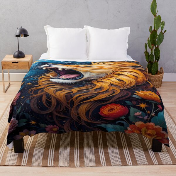 Item preview, Cosmic Lion – Mystical Artwork designed and sold by PawPrintStyles.