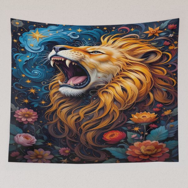 Item preview, Cosmic Lion – Mystical Artwork designed and sold by PawPrintStyles.