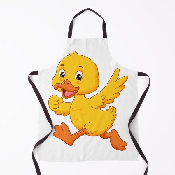 Item preview, cute cartoon duck running sticker designed and sold by anandsiva2703.