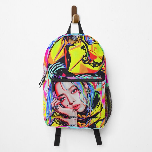 Item preview, Korean Girl with Neon Graffiti Style designed and sold by 리나 .