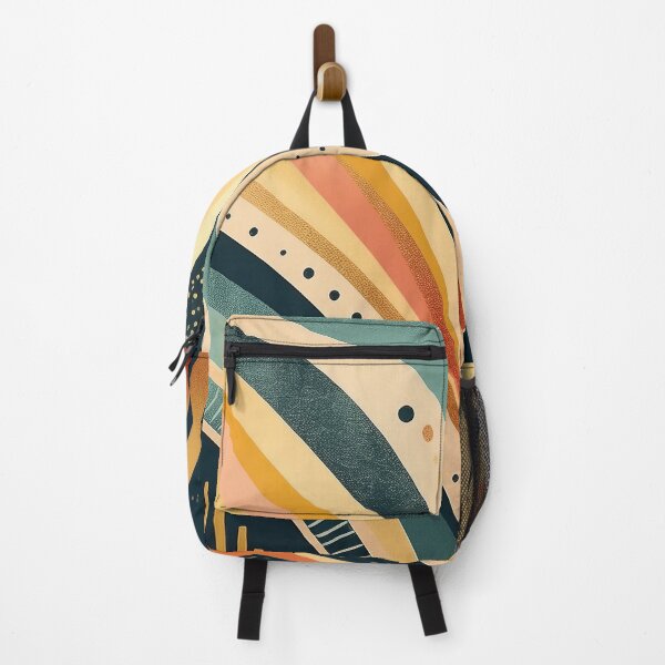 Item preview, Abstract Art Deco — retro-inspired curves and warm palette 2 designed and sold by Becky-Poppins.