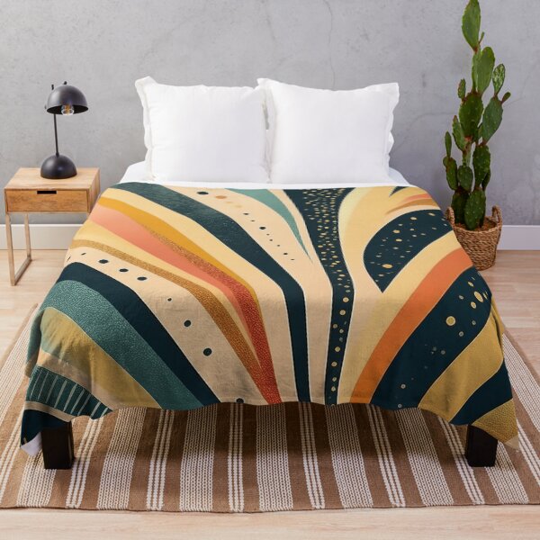 Item preview, Abstract Art Deco — retro-inspired curves and warm palette 2 designed and sold by Becky-Poppins.