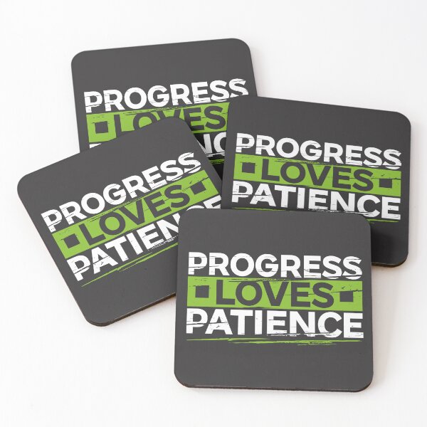 Item preview, Progress Loves Patience Motivation Gift designed and sold by Plant On Demand.