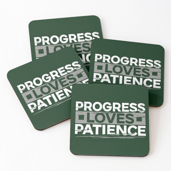 Item preview, Progress Loves Patience Motivation Gift designed and sold by Plant On Demand.