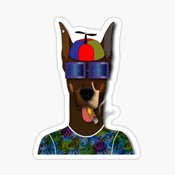 El Pinscher Does Carnaval Sticker