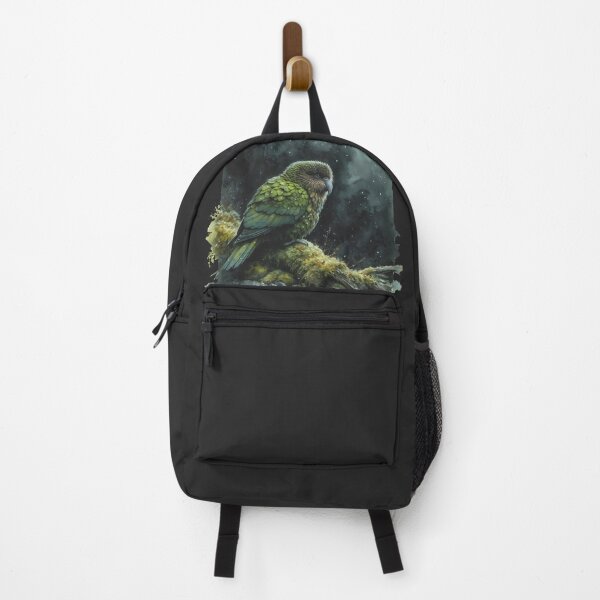 Item preview, Kakapo on Mossy Branch designed and sold by RubisLeaf.