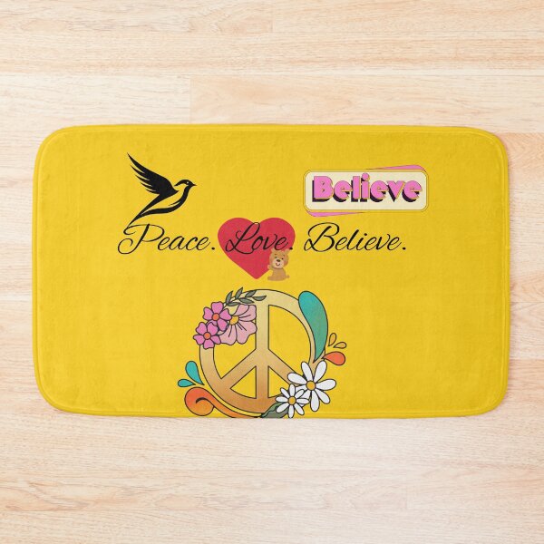 Item preview, Peace. Love. Believe designed and sold by AlphaKids33.