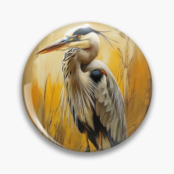 Item preview, Stunning Heron bird Painting for Home & Office designed and sold by LazyOwlStore.