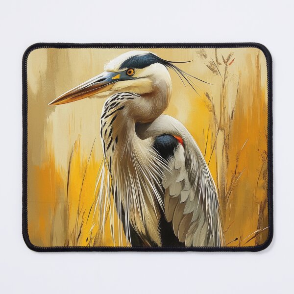 Item preview, Stunning Heron bird Painting for Home & Office designed and sold by LazyOwlStore.