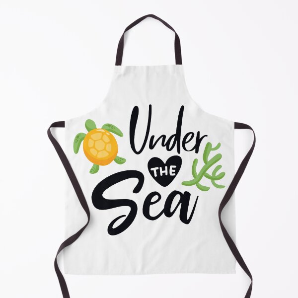 Item preview, Let the Sea Set You Free – Under the Sea – Cute Sea Turtle & Script Ocean DesignOcean Quote with Nautical Elements designed and sold by TeesHearts100.