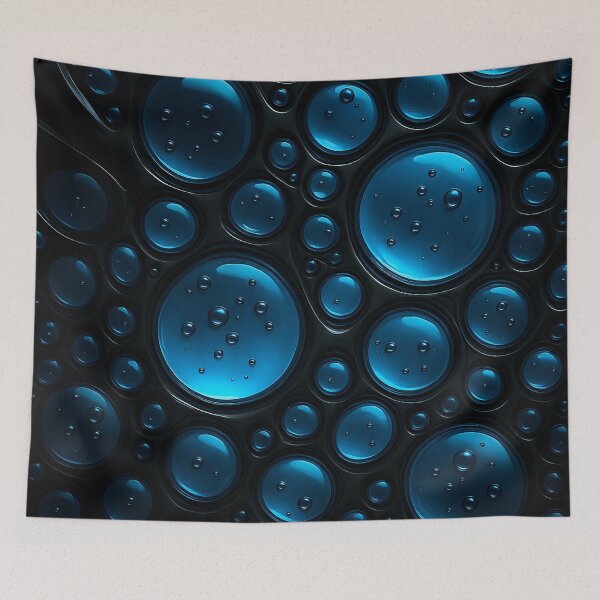 Item preview, Blue Liquid Matrix designed and sold by Kaleidoscope Print.