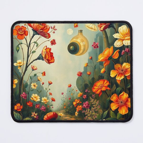 Item preview, A Beautiful steampunk Flower Garden painting inspired by Gustav Klimt designed and sold by Vintage Designs +.