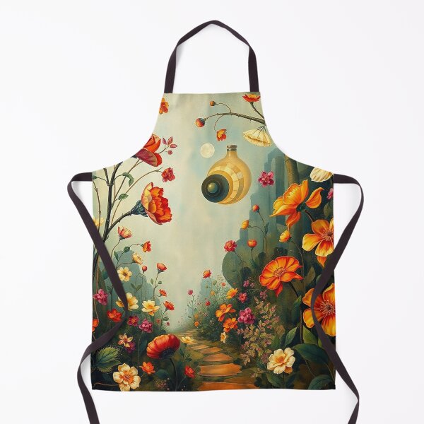 Item preview, A Beautiful steampunk Flower Garden painting inspired by Gustav Klimt designed and sold by Vintage Designs +.