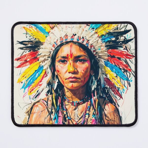 Item preview, Native Woman Art designed and sold by Maioriz.