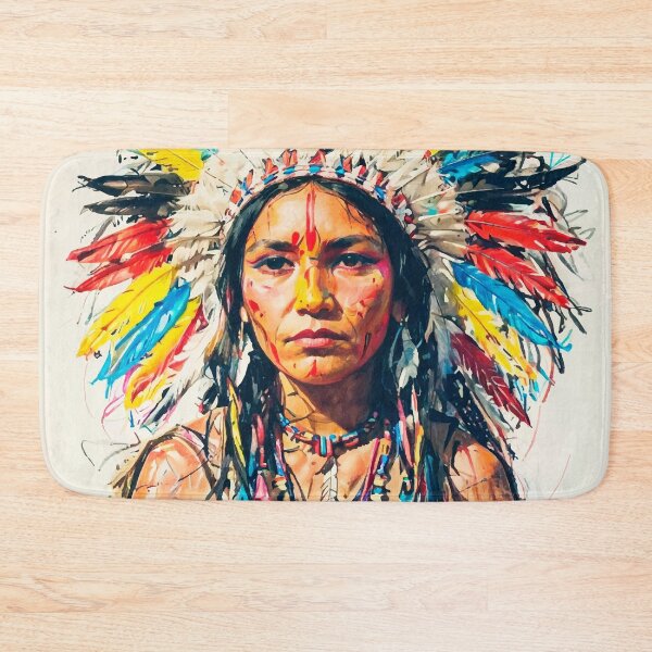 Item preview, Native Woman Art designed and sold by Maioriz.