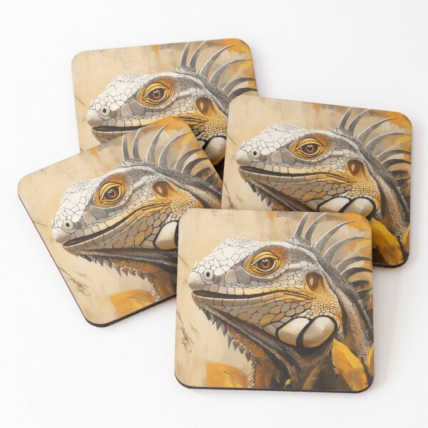 Item preview, Stunning Iguana Painting for Home & Office designed and sold by LazyOwlStore.
