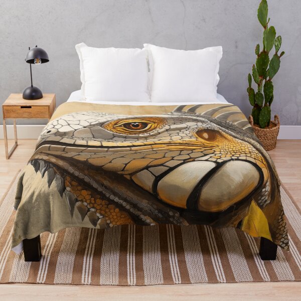 Item preview, Stunning Iguana Painting for Home & Office designed and sold by LazyOwlStore.
