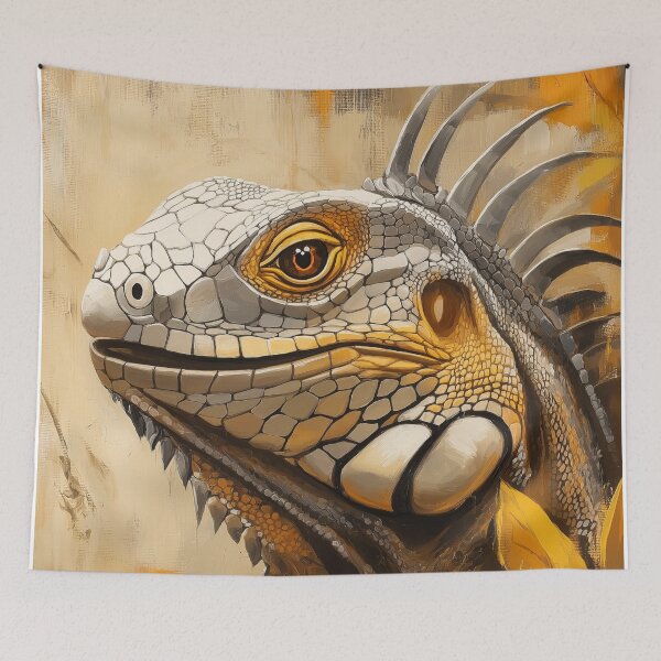 Item preview, Stunning Iguana Painting for Home & Office designed and sold by LazyOwlStore.
