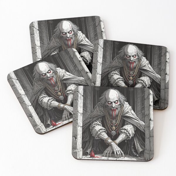 Item preview,  blood soaked horrific Evil vampire lord of death staring at you designed and sold by Vintage Designs +.