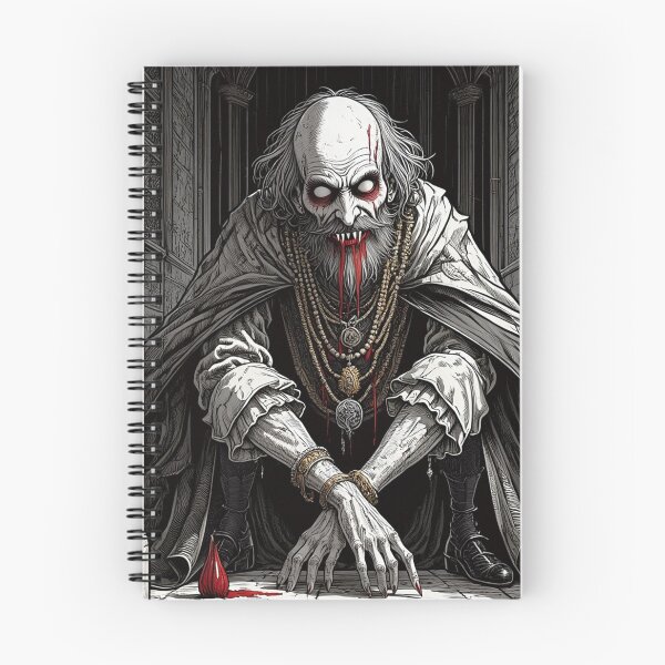 Item preview,  blood soaked horrific Evil vampire lord of death staring at you designed and sold by Vintage Designs +.