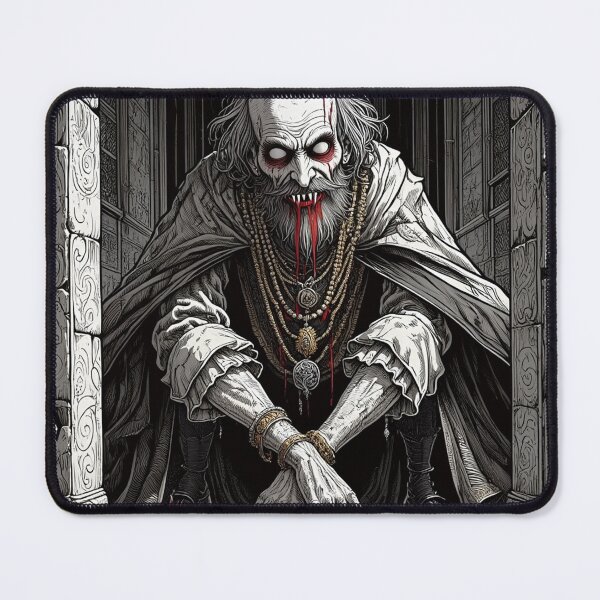 Item preview,  blood soaked horrific Evil vampire lord of death staring at you designed and sold by Vintage Designs +.