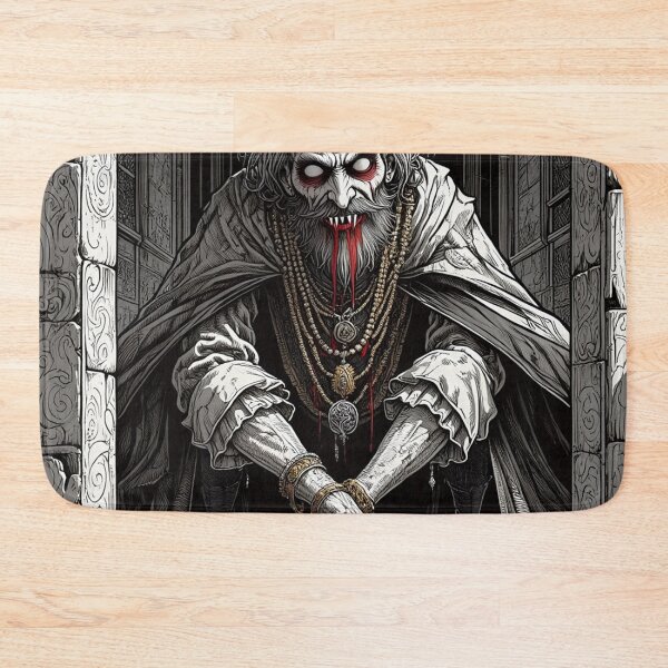 Item preview,  blood soaked horrific Evil vampire lord of death staring at you designed and sold by Vintage Designs +.