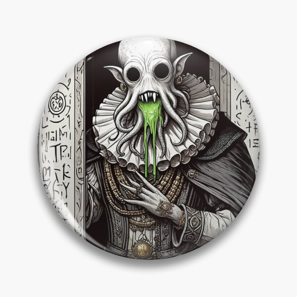 Item preview,  blood soaked horrific Evil Eldritch Cthulhu vampire lord of death staring at you designed and sold by Vintage Designs +.