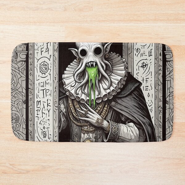 Item preview,  blood soaked horrific Evil Eldritch Cthulhu vampire lord of death staring at you designed and sold by Vintage Designs +.