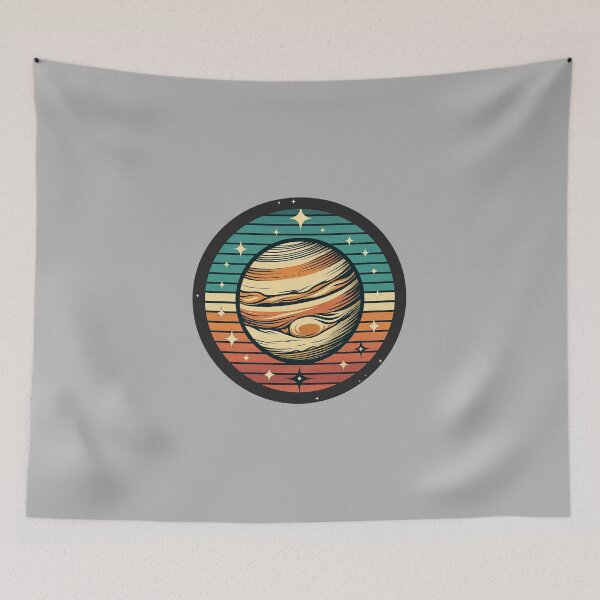 Item preview, Jupiter (Retro Space) designed and sold by Bubble-Boris.