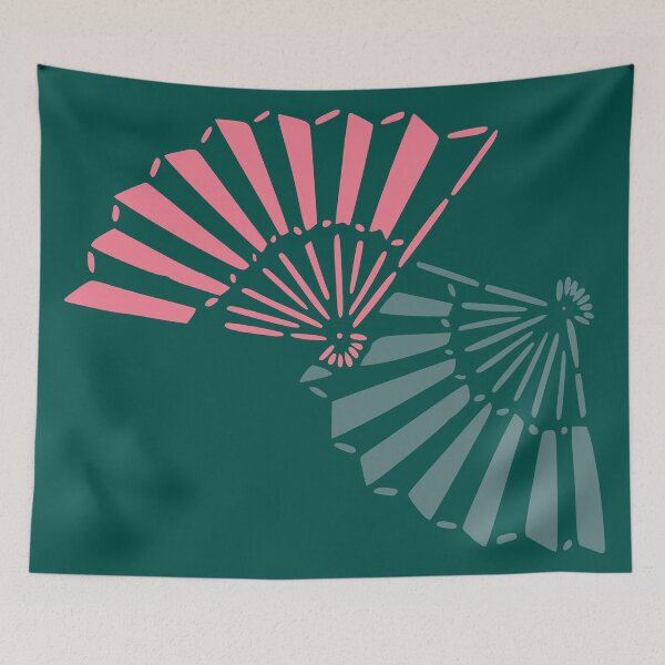 Item preview, Hand Fans - Japanese vintage design designed and sold by Japan Design Prints.