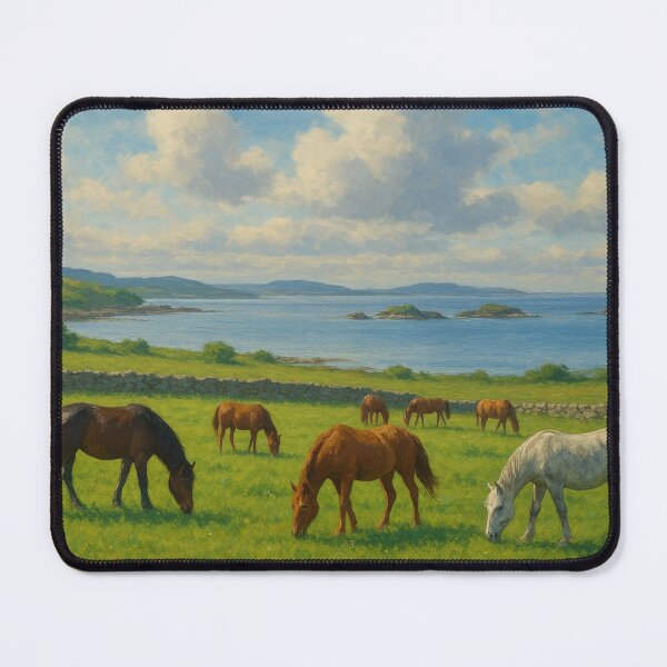 Item preview, Horse idyll at the water's edge designed and sold by Sigtrix.