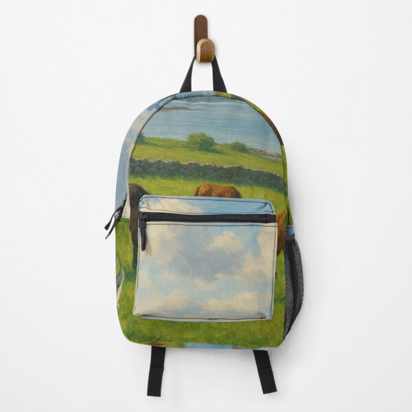 Item preview, Horse idyll at the water's edge designed and sold by Sigtrix.