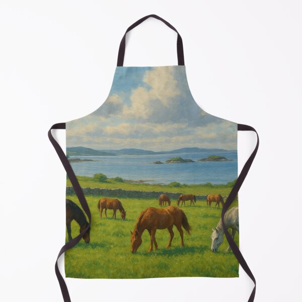 Item preview, Horse idyll at the water's edge designed and sold by Sigtrix.