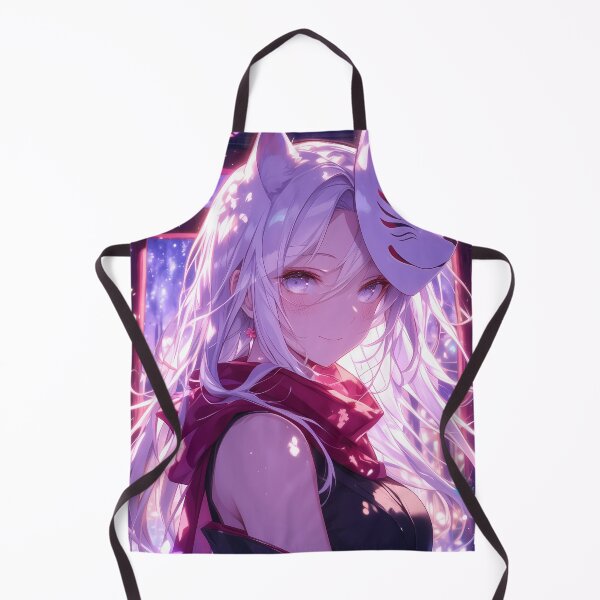Item preview, Anime Softly Radiant Fox Mask Girl beneath Wisteria Dreamlight designed and sold by gamalruginaq.