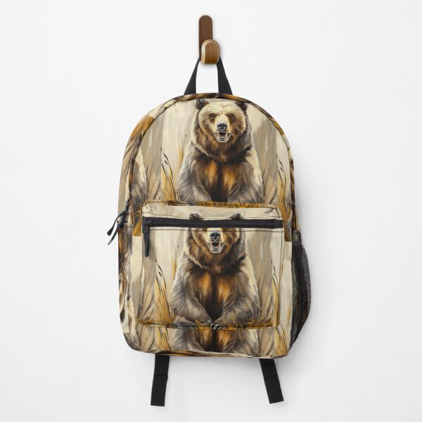 Item preview, Stunning Grizzly bear Painting for Home & Office designed and sold by LazyOwlStore.