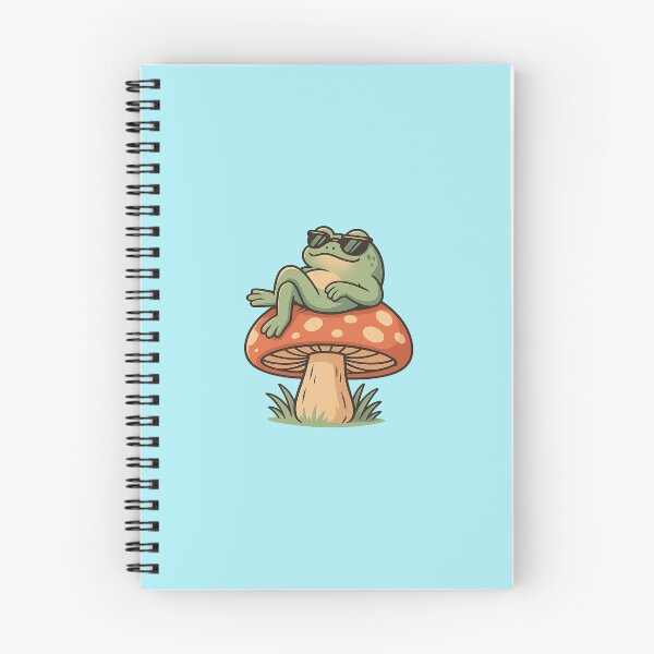 Item preview, Cool Frog on Mushroom designed and sold by Miximondo.