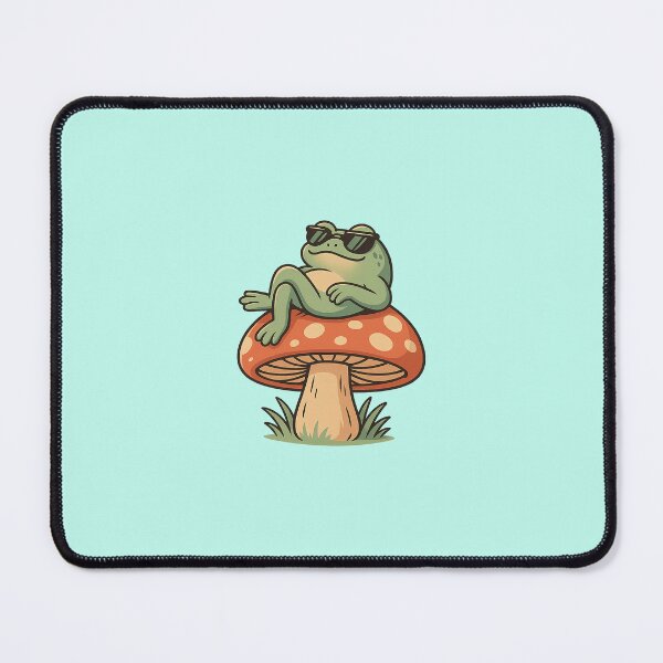 Item preview, Cool Frog on Mushroom designed and sold by Miximondo.