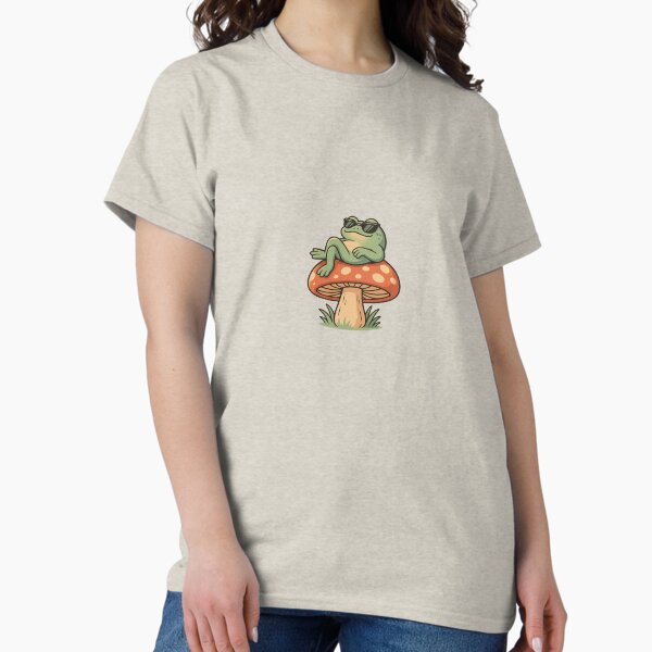 Item preview, Cool Frog on Mushroom designed and sold by Miximondo.