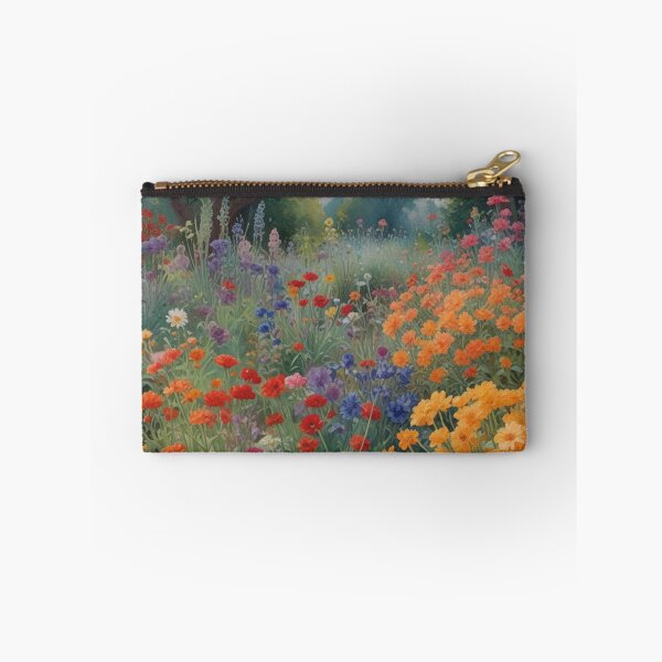 Item preview, A Beautiful Flower Garden painting inspired by Gustav Klimt designed and sold by Vintage Designs +.
