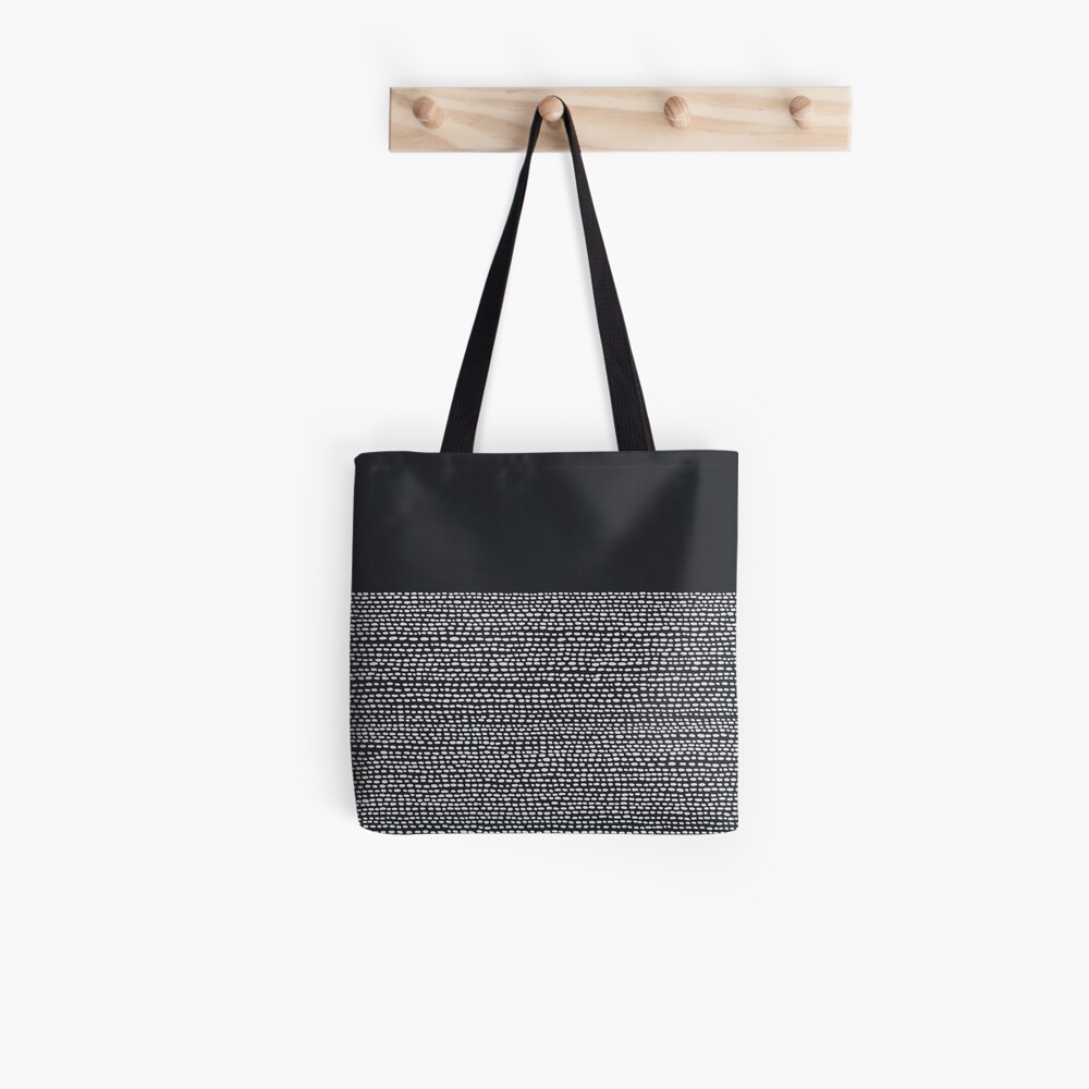 Riverside Black Tote Bag