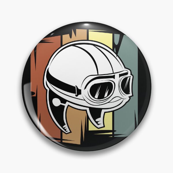 Item preview, Retro Helmet Caferacer and Custom Biker Illustration designed and sold by AndreMi.