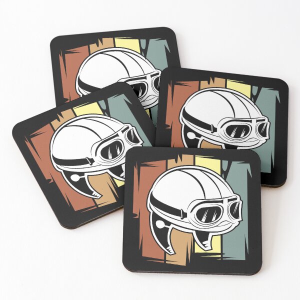 Item preview, Retro Helmet Caferacer and Custom Biker Illustration designed and sold by AndreMi.