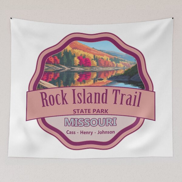 Item preview, Rock Island Trail State Park, Cass - Henry - Johnson, Missouri designed and sold by Wanderful-roads.