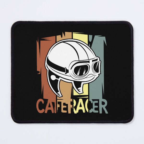 Item preview, Caferacer vintage logo with old school motorcycle helmet designed and sold by AndreMi.