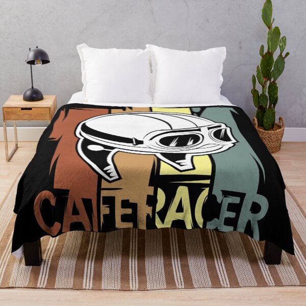 Item preview, Caferacer vintage logo with old school motorcycle helmet designed and sold by AndreMi.