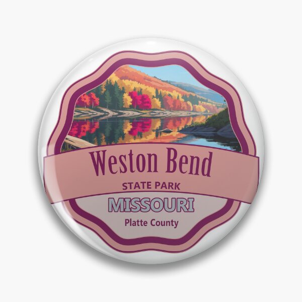 Item preview, Weston Bend State Park, Platte County, Missouri designed and sold by Wanderful-roads.