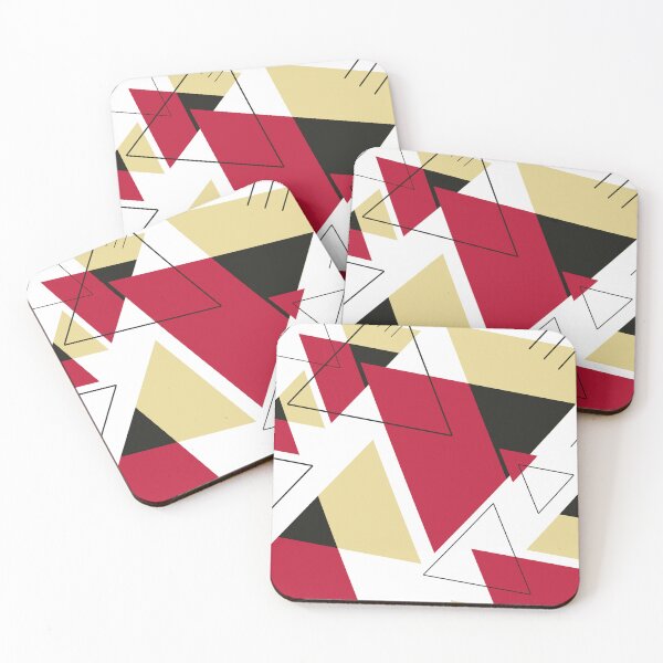 Item preview, Geometric Clash – Bold Triangles & Line Art designed and sold by Coffee Lifestyle.